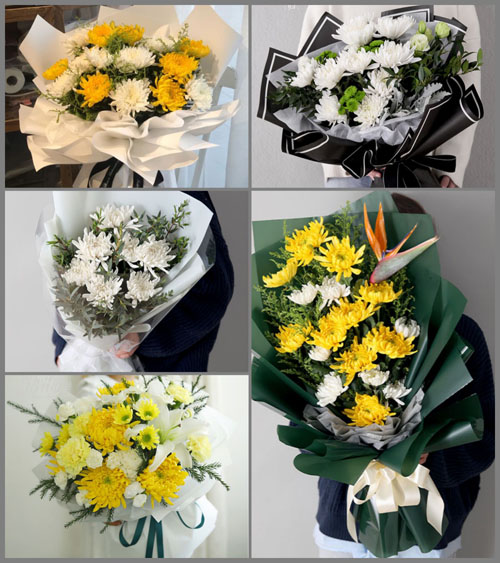浙江省绍兴诸暨市山下湖镇广山村白事花束代送